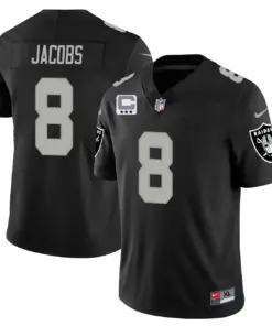 Las Vegas Raiders Nike 2023 Vapor Limited Stitched Jersey - Silver - Image 14