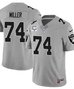 Las Vegas Raiders Nike 2023 Vapor Limited Stitched Jersey - Silver - Image 19