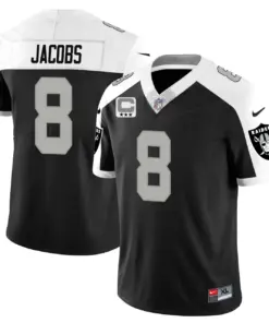 Las Vegas Raiders Nike 2023 Vapor Limited Stitched Jersey - Silver - Image 22