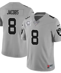 Las Vegas Raiders Nike 2023 Vapor Limited Stitched Jersey - Silver - Image 23