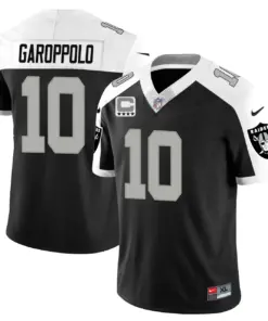 Las Vegas Raiders Nike 2023 Vapor Limited Stitched Jersey - Silver - Image 24