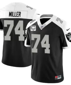 Las Vegas Raiders Nike 2023 Vapor Limited Stitched Jersey - Silver - Image 25