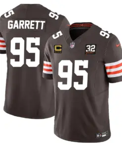 Cleveland Browns Nike Vapor Limited Stitched Jersey - Brown - Image 8
