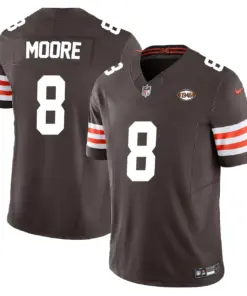 Cleveland Browns Nike Vapor Limited Stitched Jersey - Brown - Image 9