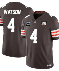 Cleveland Browns Nike Vapor Limited Stitched Jersey - Brown - Image 12