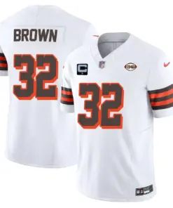 Cleveland Browns Nike Vapor Limited Stitched Jersey - Brown - Image 14