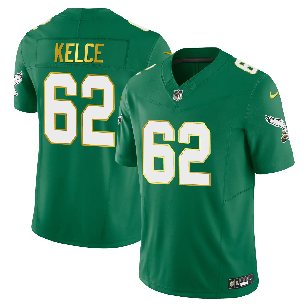 Philadelphia Eagles Nike Golden Edition Limited Jersey Gold Edition - Gold - Image 2