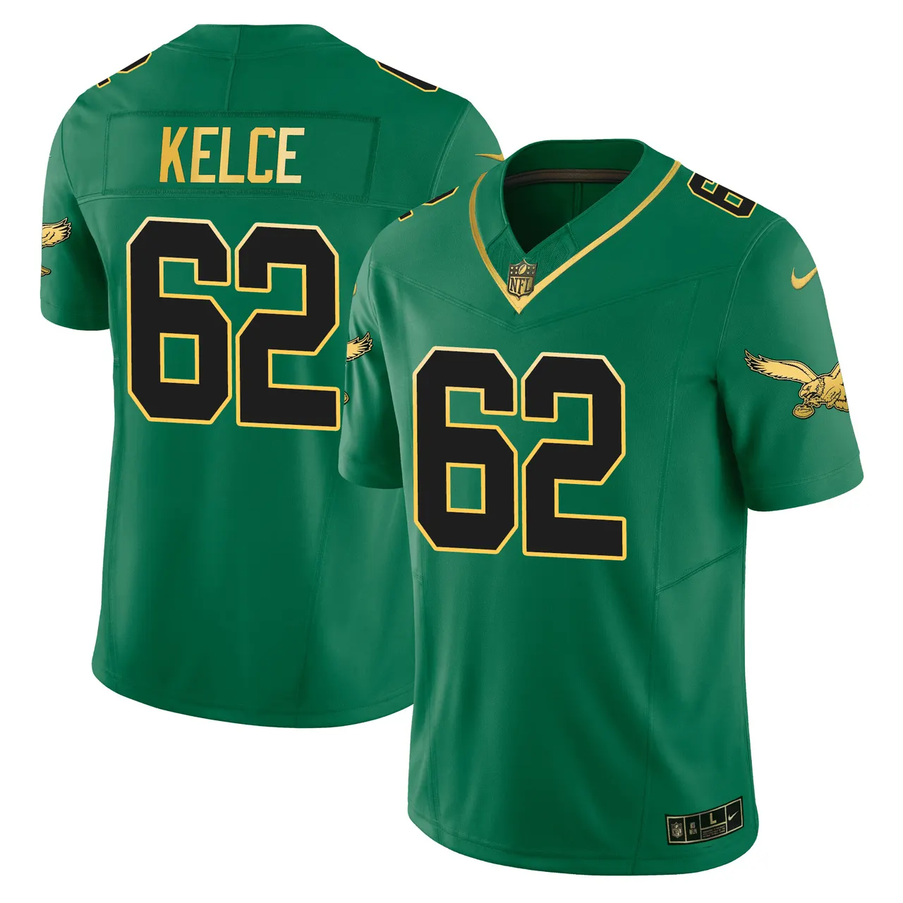Philadelphia Eagles Nike Golden Edition Limited Jersey Gold Edition - Gold - Image 6