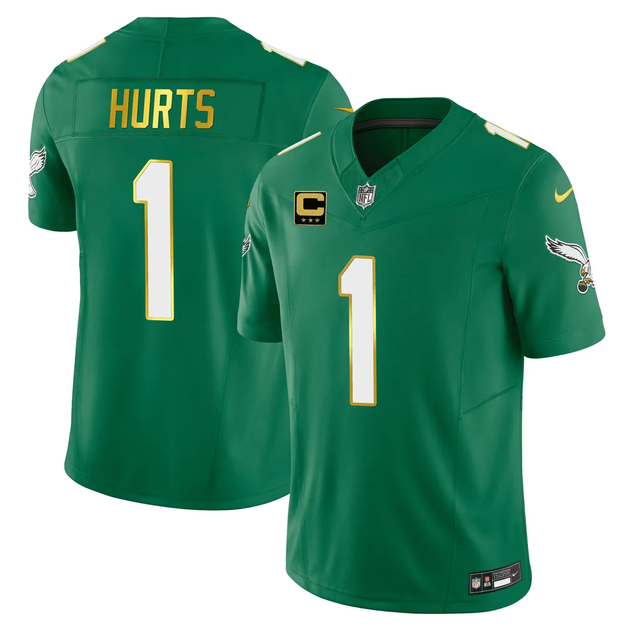 Philadelphia Eagles Nike Golden Edition Limited Jersey Gold Edition - Gold