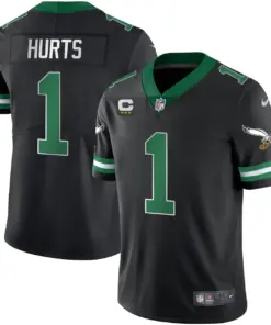Philadelphia Eagles Nike Throwback Kelly Vapor Stitched Jersey - White - Image 19