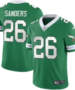 Philadelphia Eagles Nike Throwback Kelly Vapor Stitched Jersey - White - Image 18