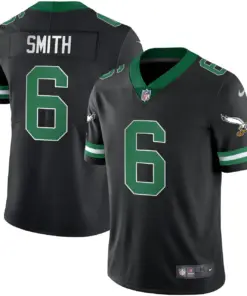 Philadelphia Eagles Nike Throwback Kelly Vapor Stitched Jersey - White - Image 20