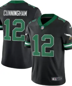Philadelphia Eagles Nike Throwback Kelly Vapor Stitched Jersey - White - Image 21