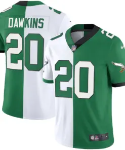 Philadelphia Eagles Nike Throwback Kelly Vapor Stitched Jersey - White - Image 32