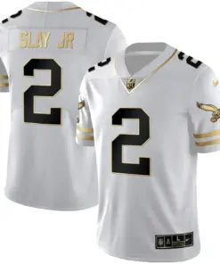 Philadelphia Eagles Nike Throwback Kelly Vapor Stitched Jersey - White - Image 53