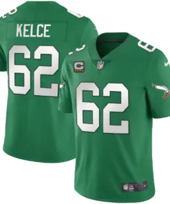 Philadelphia Eagles Nike Kelly Vapor Stitched Jersey - Gold - Image 16