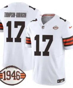 Cleveland Browns Nike 75th Anniversary + Ohio States Location Patch Limited Jersey - Image 5