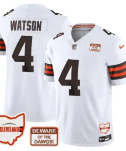 Cleveland Browns Nike 75th Anniversary + Ohio States Location Patch Limited Jersey - Image 10