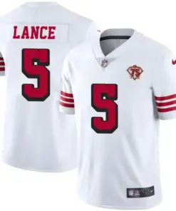 Alternative view of San Francisco 49ers Nike 75th Anniversary Color Rush Stitched Jersey