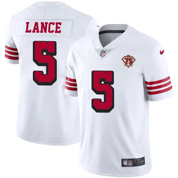 San Francisco 49ers Nike 75th Anniversary Color Rush Stitched Jersey - Image 2