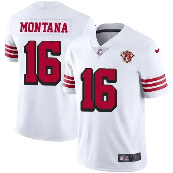San Francisco 49ers Nike 75th Anniversary Color Rush Stitched Jersey - Image 6