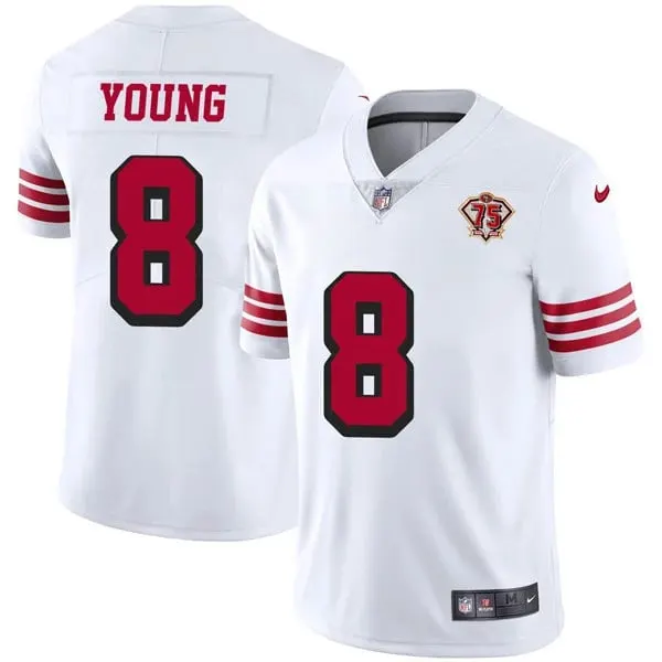 San Francisco 49ers Nike 75th Anniversary Color Rush Stitched Jersey - Image 8