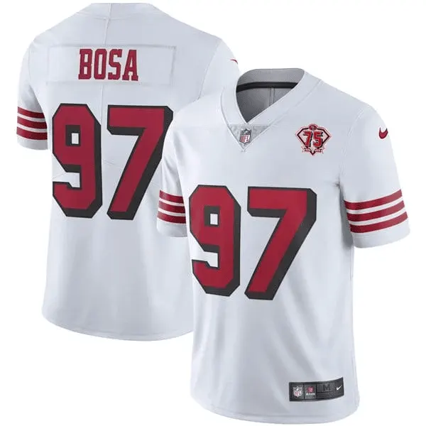 San Francisco 49ers Nike 75th Anniversary Color Rush Stitched Jersey - Image 9