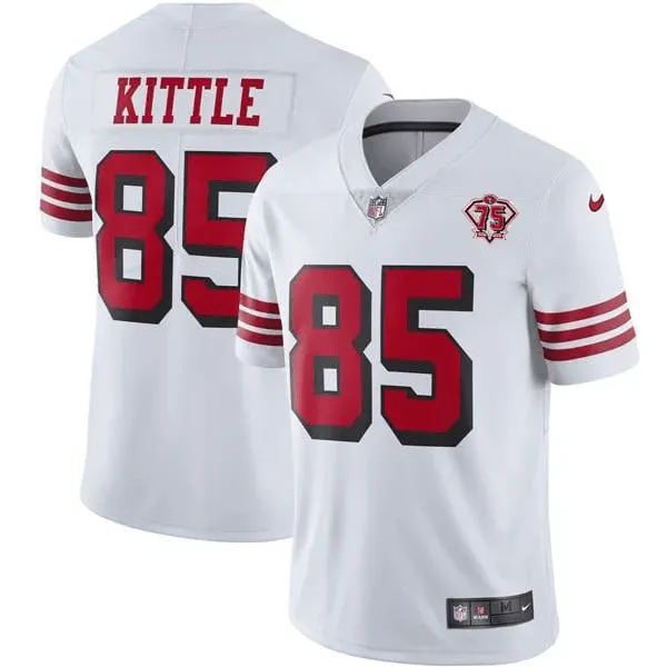 San Francisco 49ers Nike 75th Anniversary Color Rush Stitched Jersey - Image 10