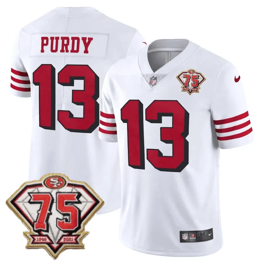 San Francisco 49ers Nike 75th Anniversary Color Rush Stitched Jersey - Image 12