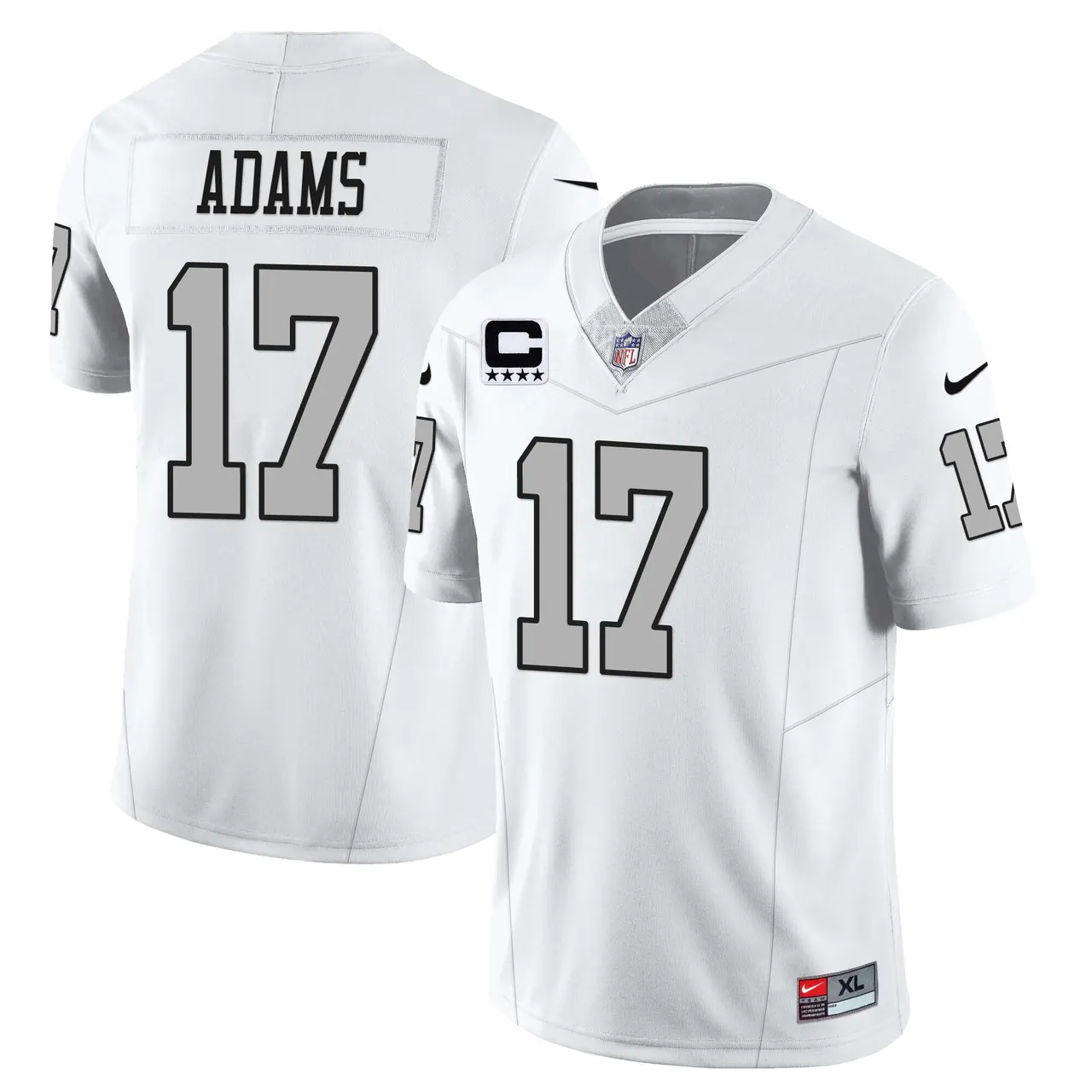 Las Vegas Raiders Nike 2023 Limited Stitched Jersey - Silver - Image 6