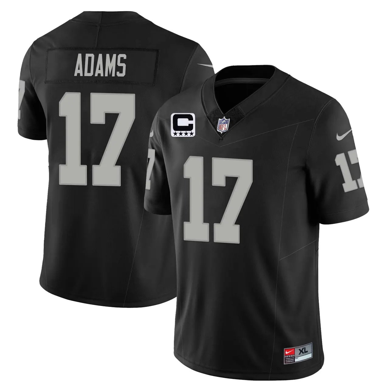 Las Vegas Raiders Nike 2023 Limited Stitched Jersey - Silver - Image 11
