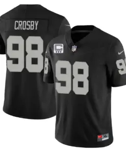Las Vegas Raiders Nike 2023 Limited Stitched Jersey - Silver - Image 12