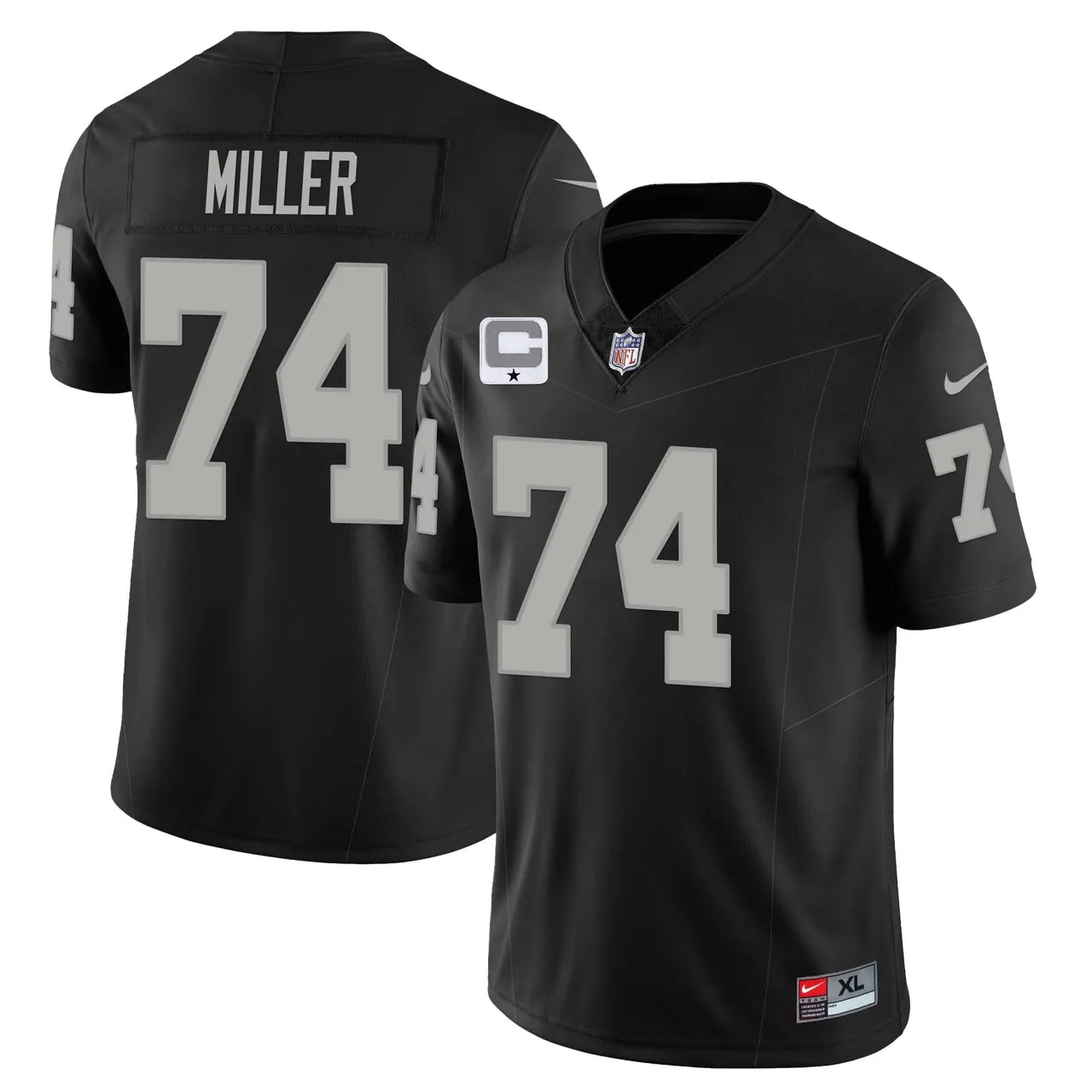 Las Vegas Raiders Nike 2023 Limited Stitched Jersey - Silver - Image 15