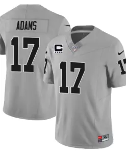 Las Vegas Raiders Nike 2023 Limited Stitched Jersey - Silver - Image 16