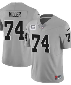 Las Vegas Raiders Nike 2023 Limited Stitched Jersey - Silver - Image 20