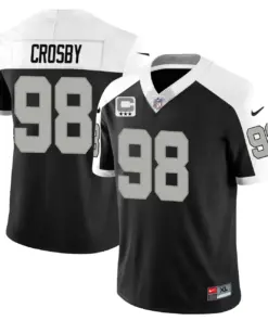 Las Vegas Raiders Nike 2023 Limited Stitched Jersey - Silver - Image 22