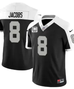 Las Vegas Raiders Nike 2023 Limited Stitched Jersey - Silver - Image 24