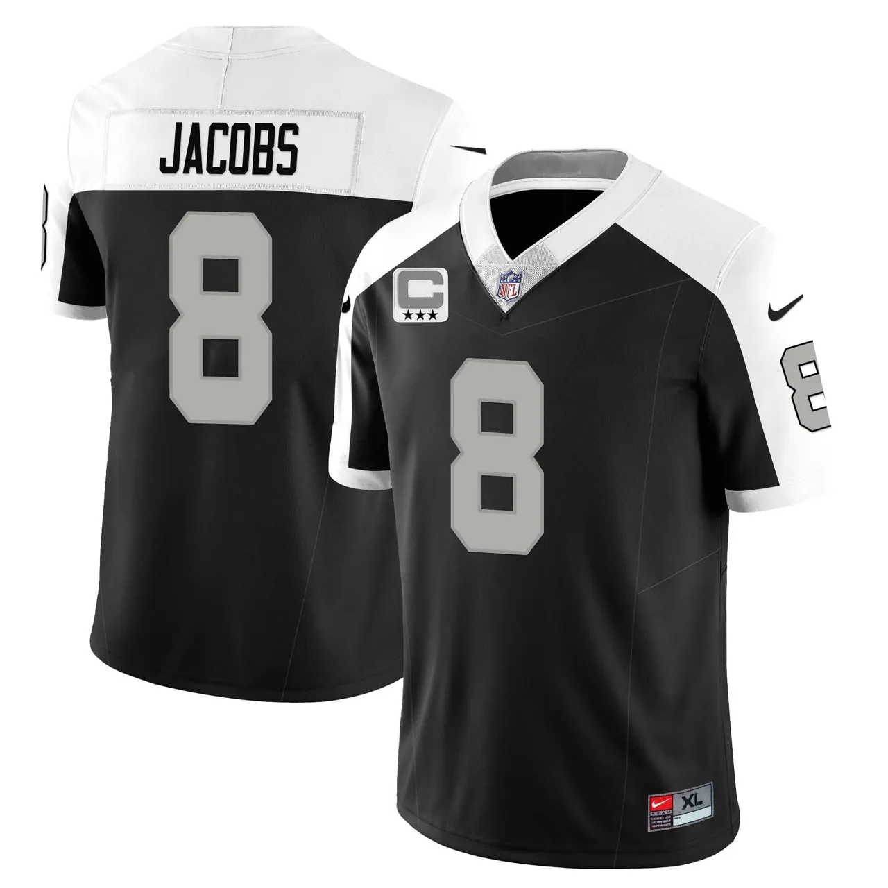 Las Vegas Raiders Nike 2023 Limited Stitched Jersey - Silver - Image 24