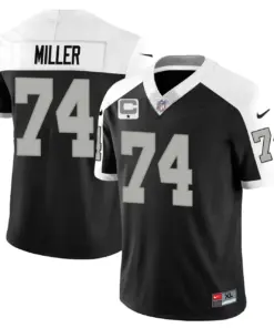 Las Vegas Raiders Nike 2023 Limited Stitched Jersey - Silver - Image 25