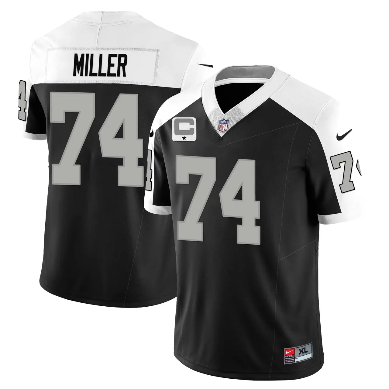Las Vegas Raiders Nike 2023 Limited Stitched Jersey - Silver - Image 25