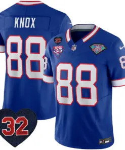 Buffalo Bills Nike 1994 Throwback O.J. Simpson Patch Vapor Limited Stitched Jersey - Image 14