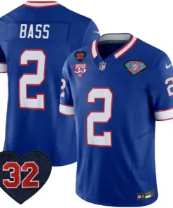 Buffalo Bills Nike 1994 Throwback O.J. Simpson Patch Vapor Limited Stitched Jersey - Image 18