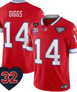 Buffalo Bills Nike 1994 Throwback O.J. Simpson Patch Vapor Limited Stitched Jersey - Image 21