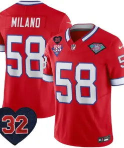 Buffalo Bills Nike 1994 Throwback O.J. Simpson Patch Vapor Limited Stitched Jersey - Image 24