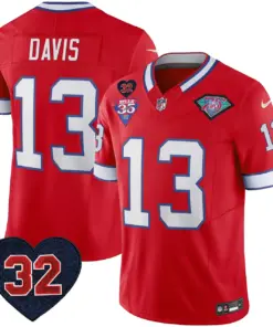 Buffalo Bills Nike 1994 Throwback O.J. Simpson Patch Vapor Limited Stitched Jersey - Image 26