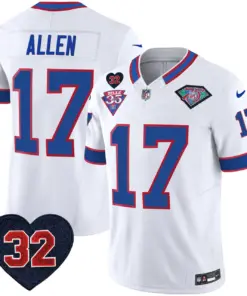 Buffalo Bills Nike 1994 Throwback O.J. Simpson Patch Vapor Limited Stitched Jersey - Image 29