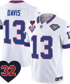 Buffalo Bills Nike 1994 Throwback O.J. Simpson Patch Vapor Limited Stitched Jersey - Image 35