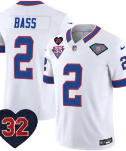 Buffalo Bills Nike 1994 Throwback O.J. Simpson Patch Vapor Limited Stitched Jersey - Image 36