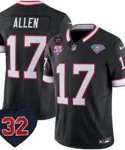 Buffalo Bills Nike 1994 Throwback O.J. Simpson Patch Vapor Limited Stitched Jersey - Image 38