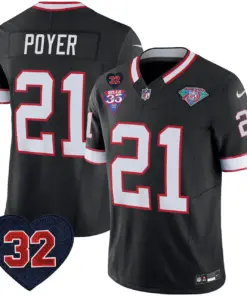 Buffalo Bills Nike 1994 Throwback O.J. Simpson Patch Vapor Limited Stitched Jersey - Image 43
